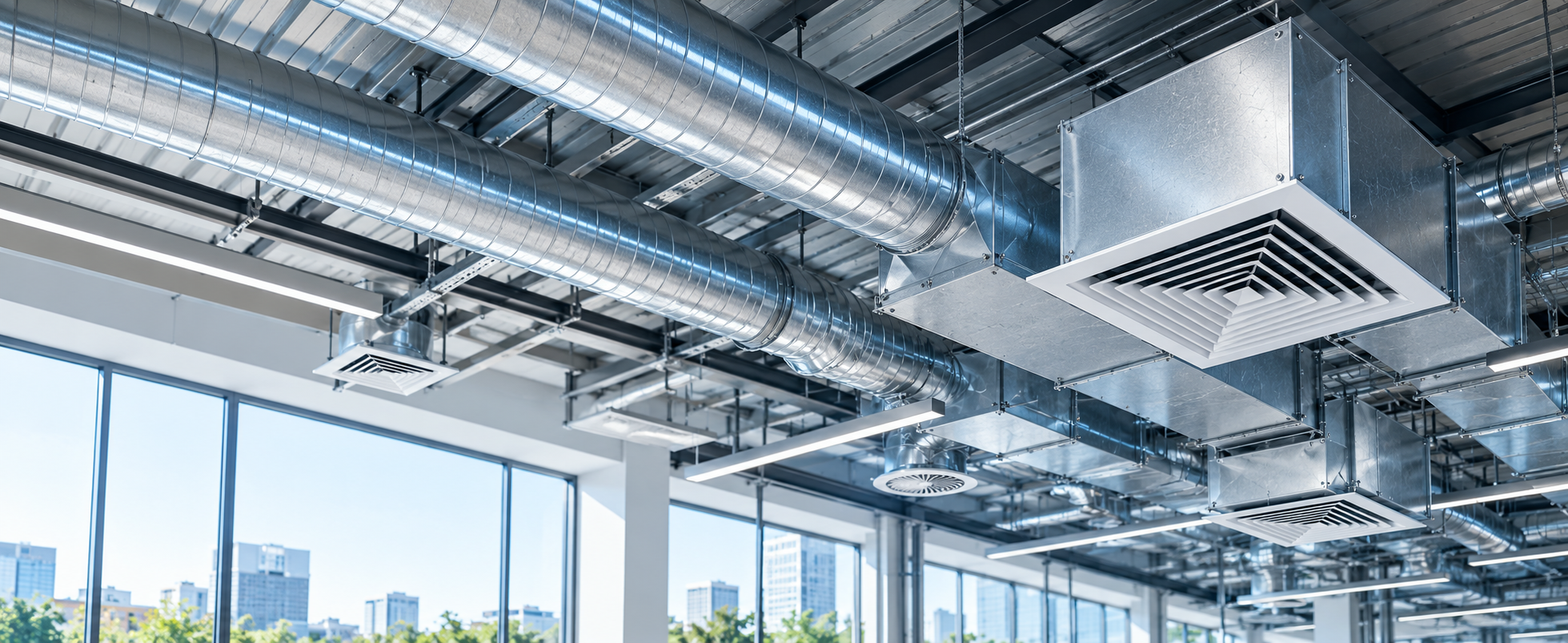 Air Distribution & Ventilation ductwork and air outlets