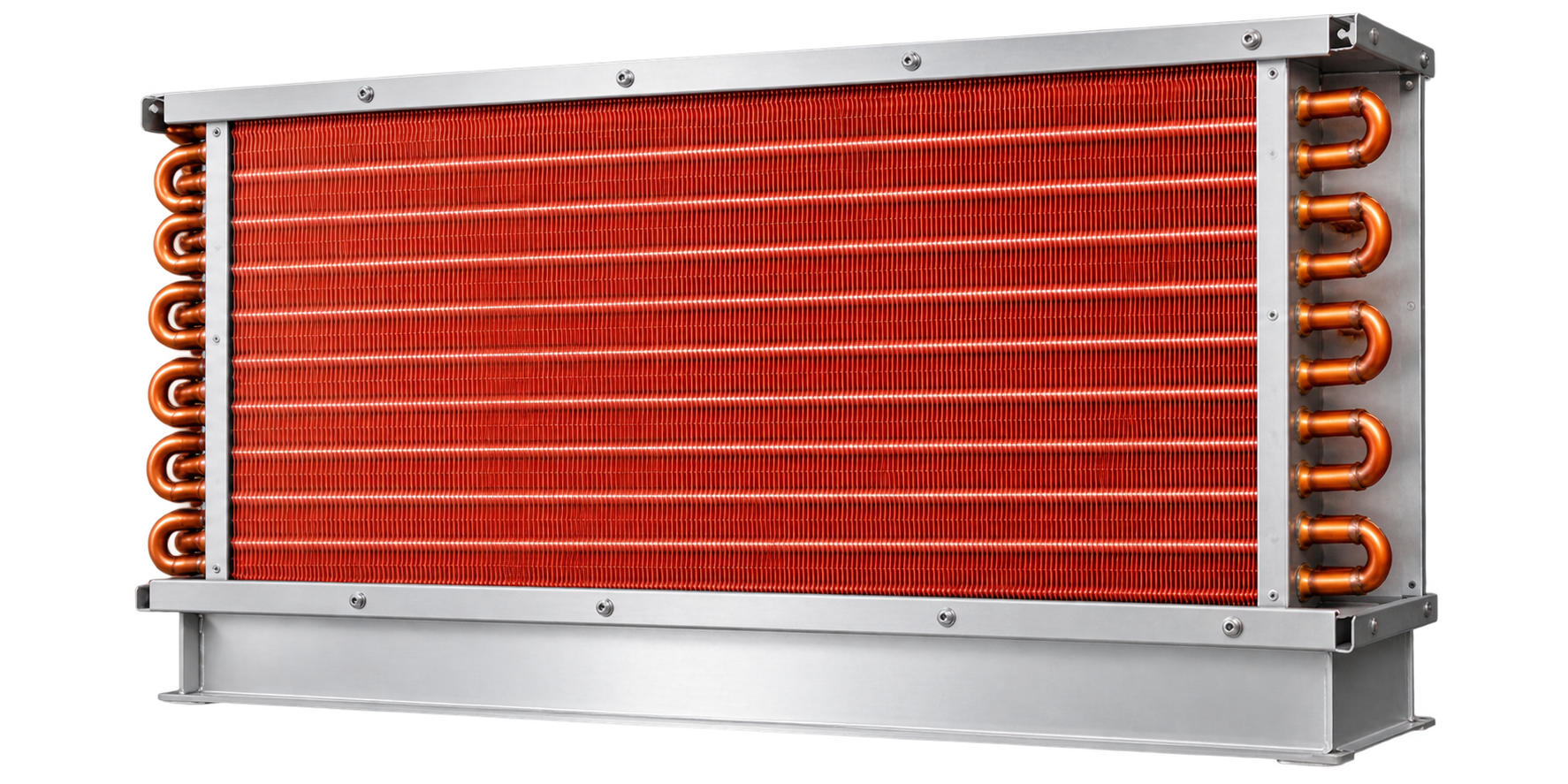 Red condenser and reheat coil