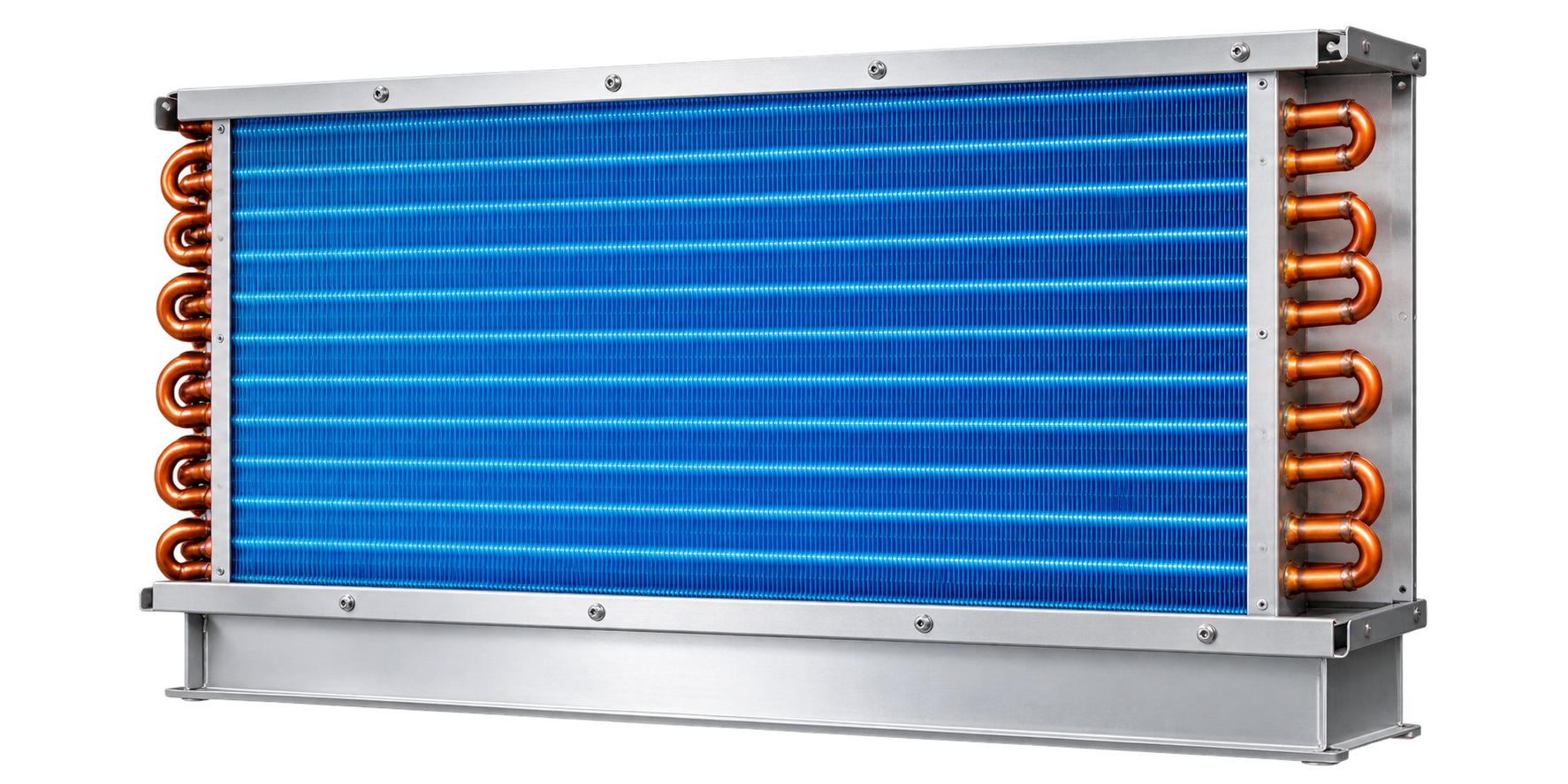 Blue evaporator coil