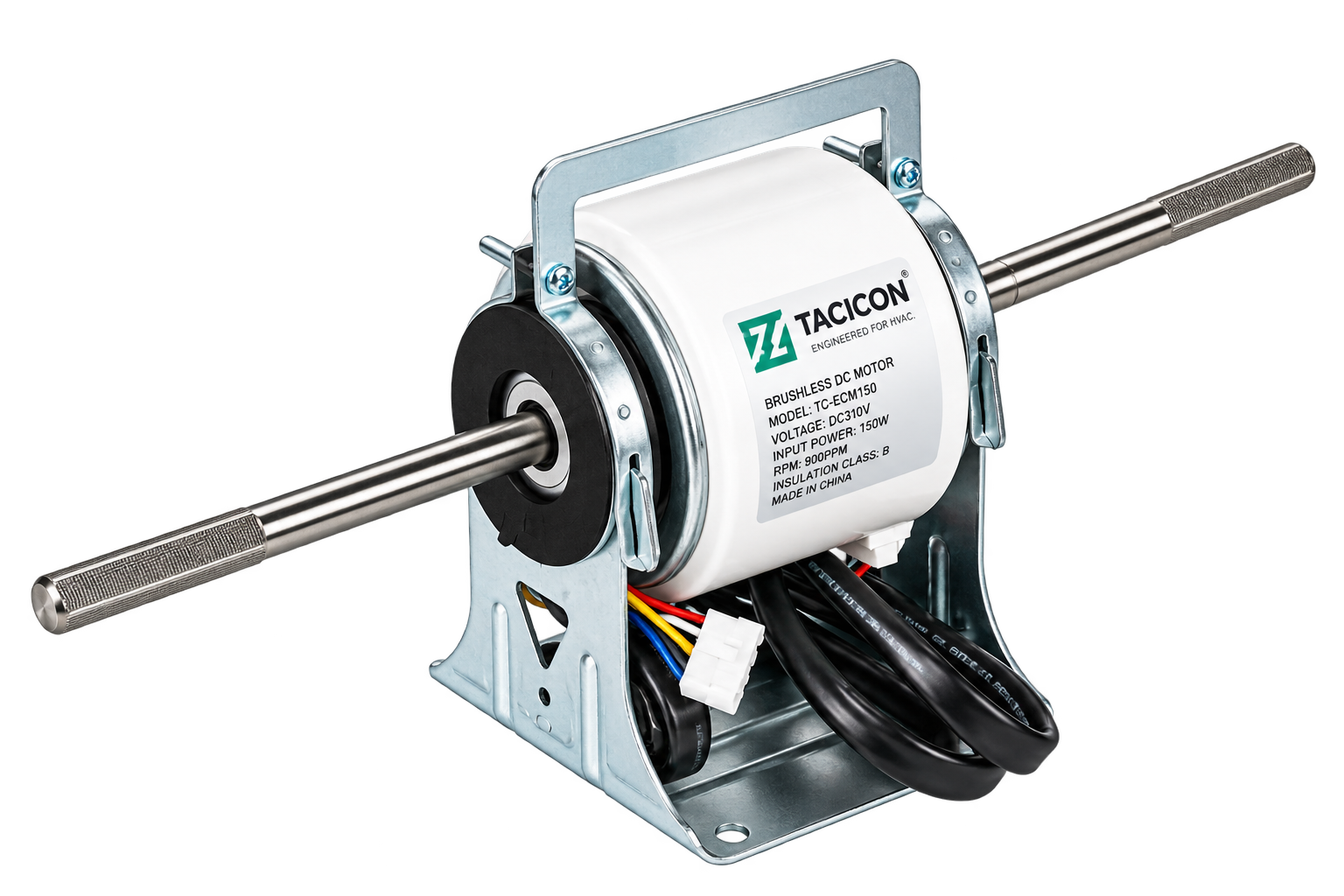 TACICON ECM motor with mounting bracket