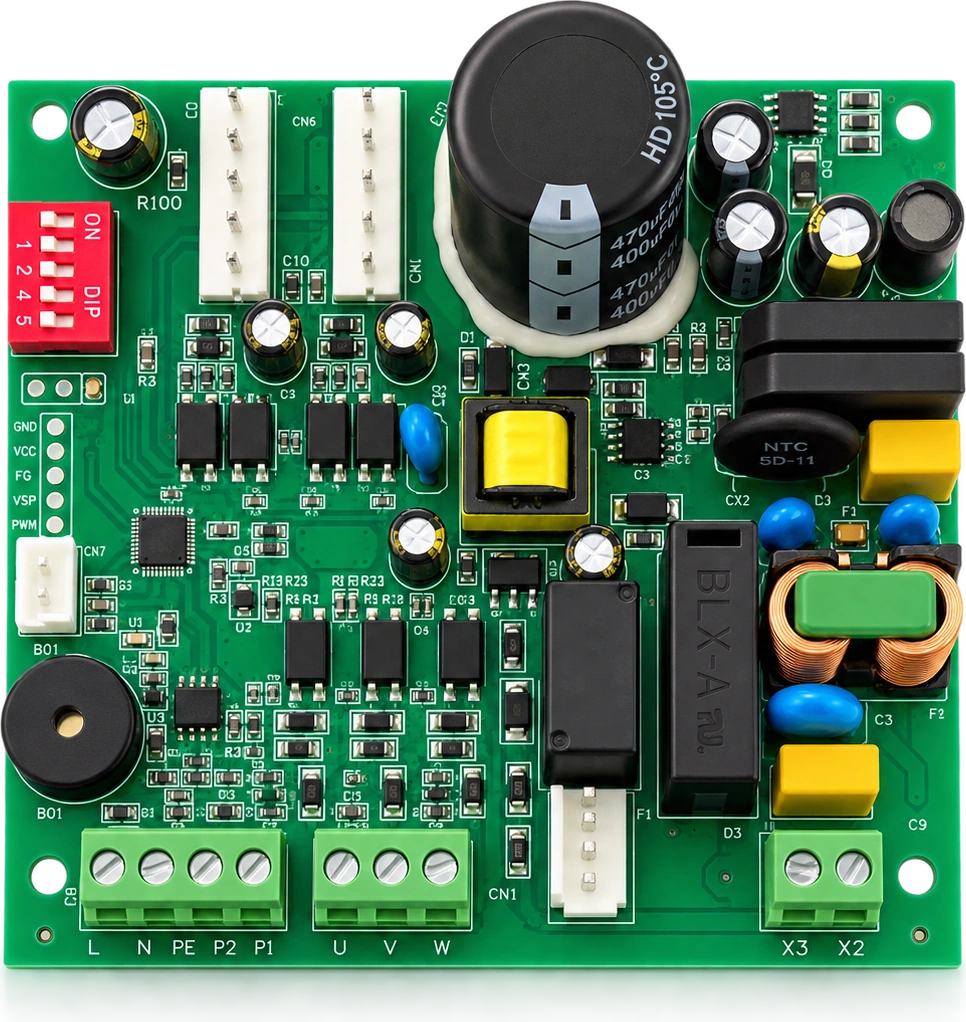 External ECM motor driver board